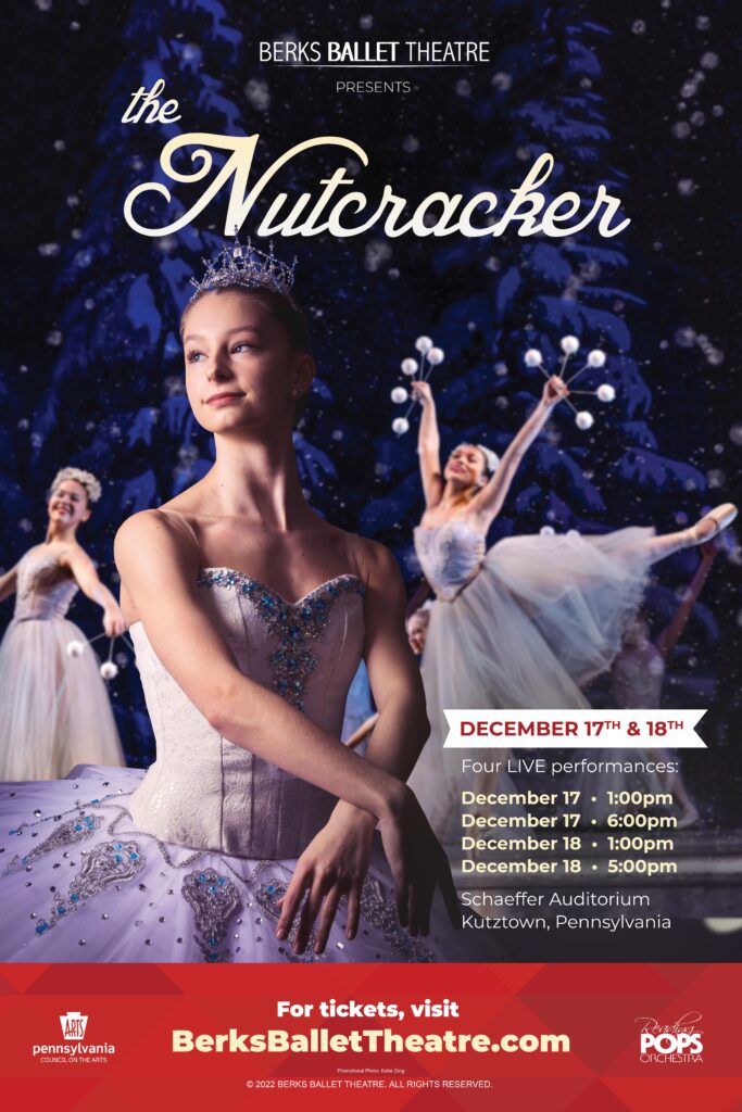 24x36_2022_Nutcracker_Poster Berks Ballet Theatre